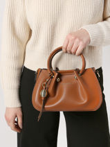 Cross Body Tas Gretel Ted lapidus Violet gretel TLAU8923-vue-porte