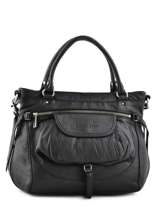 Handtas Soft Croco Nova Leder Lancaster Zwart soft croco nova 5767