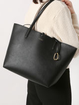 Omkeerbare Schoudertas Merrimack Lauren ralph lauren Bruin merrimack 31795329-vue-porte