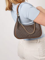 Cross Body Tas Jet Set Charm Michael kors Bruin jet set charm F2GP1C1B-vue-porte