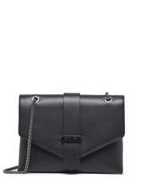 Cross Body Tas Leder Jana Bloc Leder Etrier Zwart jana bloc EJBC002M