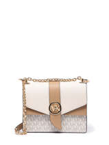 Cross Body Tas Greenwich Leder Michael kors Beige greenwich S1GGRC0B