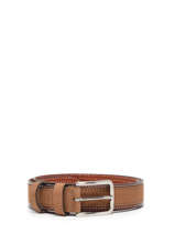 Verstelbare Herenriem Jean Petit prix cuir Bruin belt jeans 3709-35