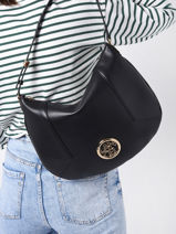Schoudertas Roxane M Leder Lancel Zwart roxane A12074-vue-porte