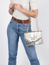 Cross Body Tas M Jana Iris Leder Etrier Goud jana irise EJIR002M-vue-porte