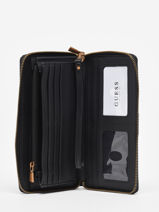 Portefeuille Guess Zwart ginevra logo SB867563-vue-porte