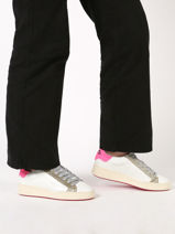 Sneakers Ninja Uit Leder Semerdjian Wit women NINJ9364-vue-porte
