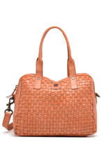 Schoudertas Heritage Leder Biba Oranje heritage KA1