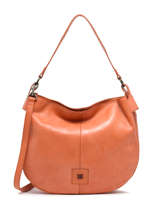 Cross Body Tas Heritage Leder Biba Oranje heritage BT17