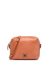 Cross Body Tas Heritage Leder Biba Oranje heritage BT20
