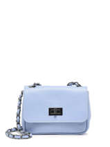 Cross Body Tas Caviar Leder Milano Blauw caviar CA21122