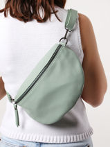 Heuptasje Milano Groen caviar CA21123-vue-porte