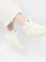 Sneakers Game High Waxed Uit Leder Diadora Wit unisex 89999060-vue-porte