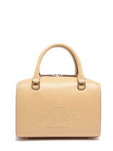 Handtas Fulgurant Leder Etrier Beige fulgurant EFUL036M