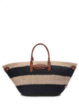 Strandtas Daphney Raffia En Leder Lauren ralph lauren Veelkleurig daphney 31885049