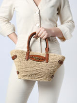 Schoudertas Daphney Lauren ralph lauren Beige daphney 31891054-vue-porte