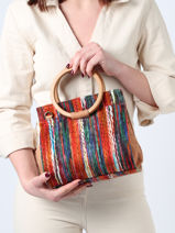 Handtas Eclipte Tweed Woomen Veelkleurig eclipte tweed WETR01-vue-porte