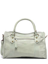 Handtas Cow Leder Basilic pepper Groen cow BCOW22