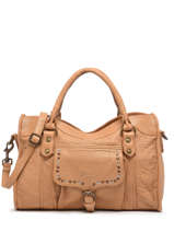 Handtas Stone Leder Basilic pepper Bruin stone BSTN22
