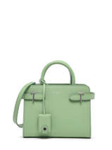 Handtas S Emilie Leder Le tanneur Groen emily TEMI1600
