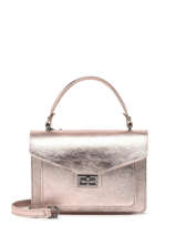Cross Body Tas Nine Leder Milano Roze nine NI21061N