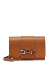 Cross Body Tas Mirage Leder Milano Bruin mirage MI22113A