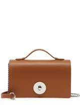 Cross Body Tas Mirage Leder Milano Bruin mirage MI22114A