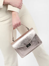 Cross Body Tas Nine Leder Milano Roze nine NI21061N-vue-porte