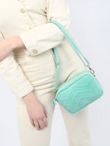 Cross Body Tas Velvet Sude Milano Groen velvet VE19111G-vue-porte