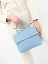Cross Body Tas Clarita Leder Nathan baume Blauw nathan 18-vue-porte