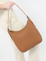 Schoudertas Rumba Leder Nathan baume Bruin nathan 53-vue-porte