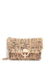 Cross Body Tas Moon Raphia Vanessa bruno Beige moon raphia 24V40533