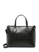 Handtas Essential Tote Leder Lancel Zwart essential tote A12355