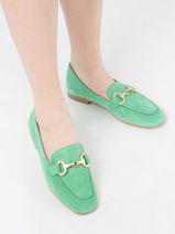 Mocassins Uit Leder Tamaris Groen women 20-vue-porte