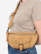 Heuptasje Stone Leder Basilic pepper Bruin stone BSTN54-vue-porte