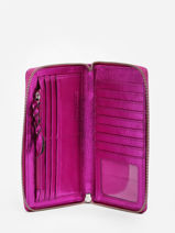 Portefeuille Charlotte Ultraviolet Leder Paul marius Roze ultraviolet UV-vue-porte