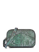 Cross Body Tas/heuptasje Paula Leder Paul marius Groen vintage PAULA