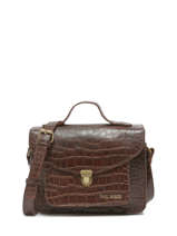 Cross Body Tas Mlle George Alligator Leder Paul marius Bruin alligator GEORGALL