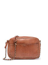 Cross Body Tas Bodil Leder Pieces Bruin bodil 17135893