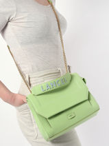 Cross Body Tas M Ninon Leder Lancel Groen ninon A11747-vue-porte