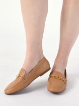 Mocassins Averi Uit Leder Lauren ralph lauren Bruin women 83498310-vue-porte