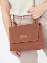 Cross Body Tas Cerisier Woomen Bruin cerisier WCER02-vue-porte