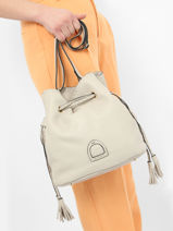 Bucket Bag Tradition Leder Etrier Beige tradition EHER29-vue-porte