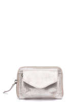 Portefeuille Leder Pieces Zilver naina 17117178