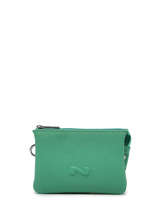 Portemonnee 2 Compartimenten Leder Nathan baume Groen original n 302N