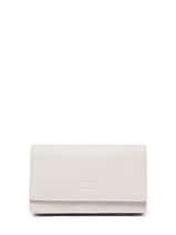 Portefeuille Caviar Leder Crinkles Beige caviar 14001