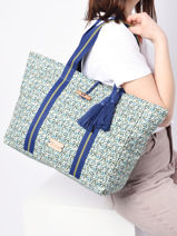 Handtas Persea Woomen Blauw persea WPER04-vue-porte