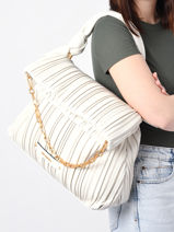 Schoudertas K Kushion Karl lagerfeld Beige k kushion 231W3045-vue-porte