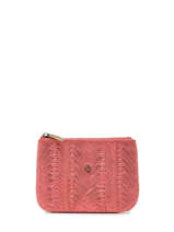 Portemonnee Leder Mila louise Oranje vintage 3372D2