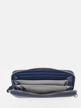 Portefeuille Grained Miniprix Blauw grained H1689-vue-porte